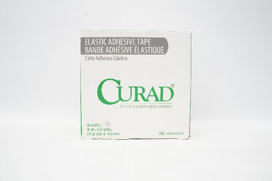 Medline NON260403 Curad  Elastic Adhesive Tape 3 inch x 5 yds - Box of 4